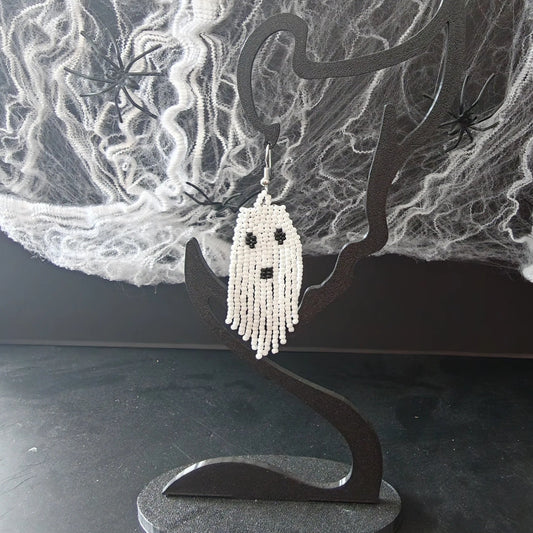 Halloween Fringe Perleøreringe - Kort
