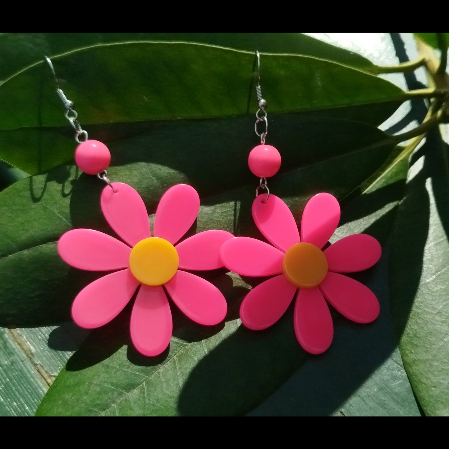 Farverige Flower Power Øreringe (flere farver)