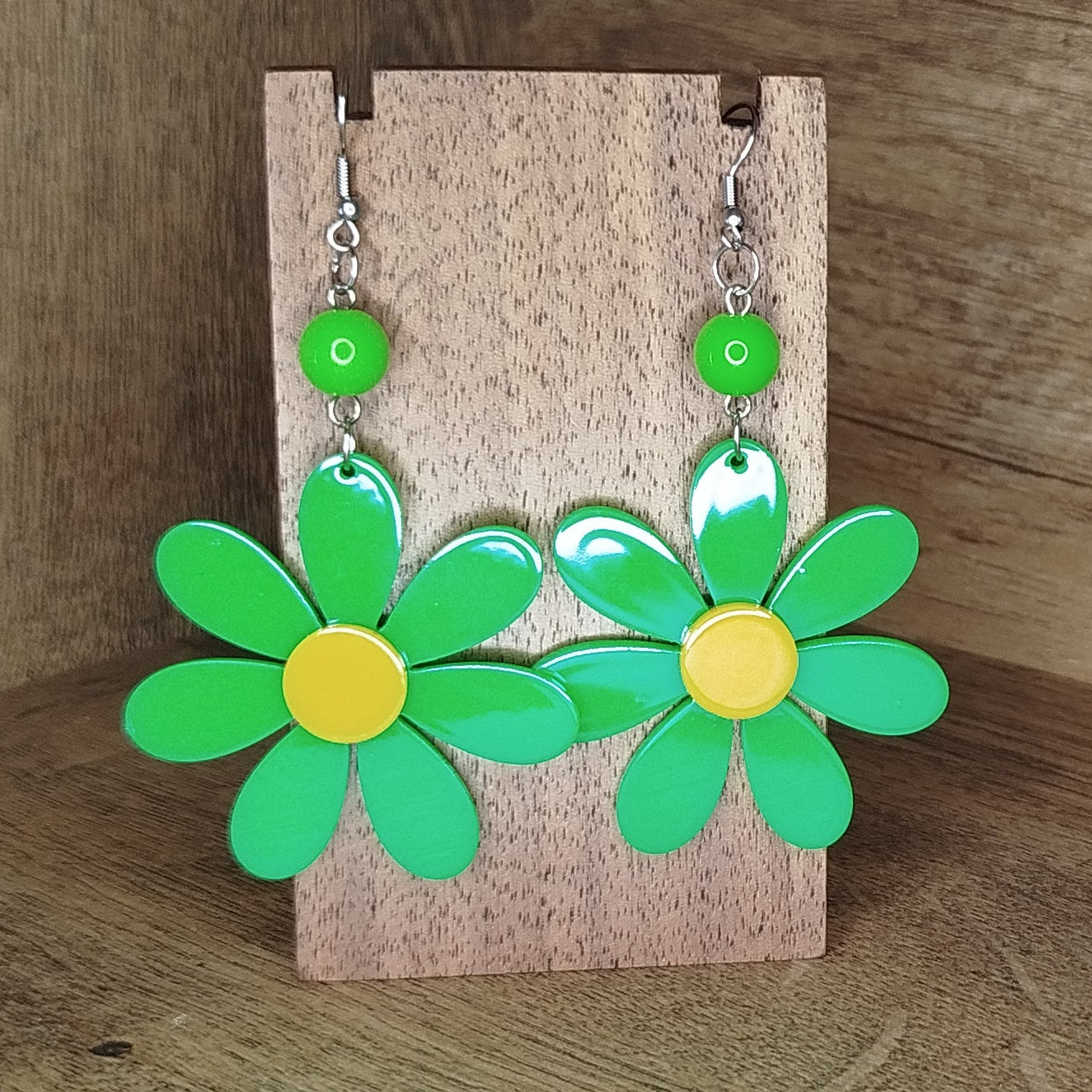 Farverige Flower Power Øreringe (flere farver)