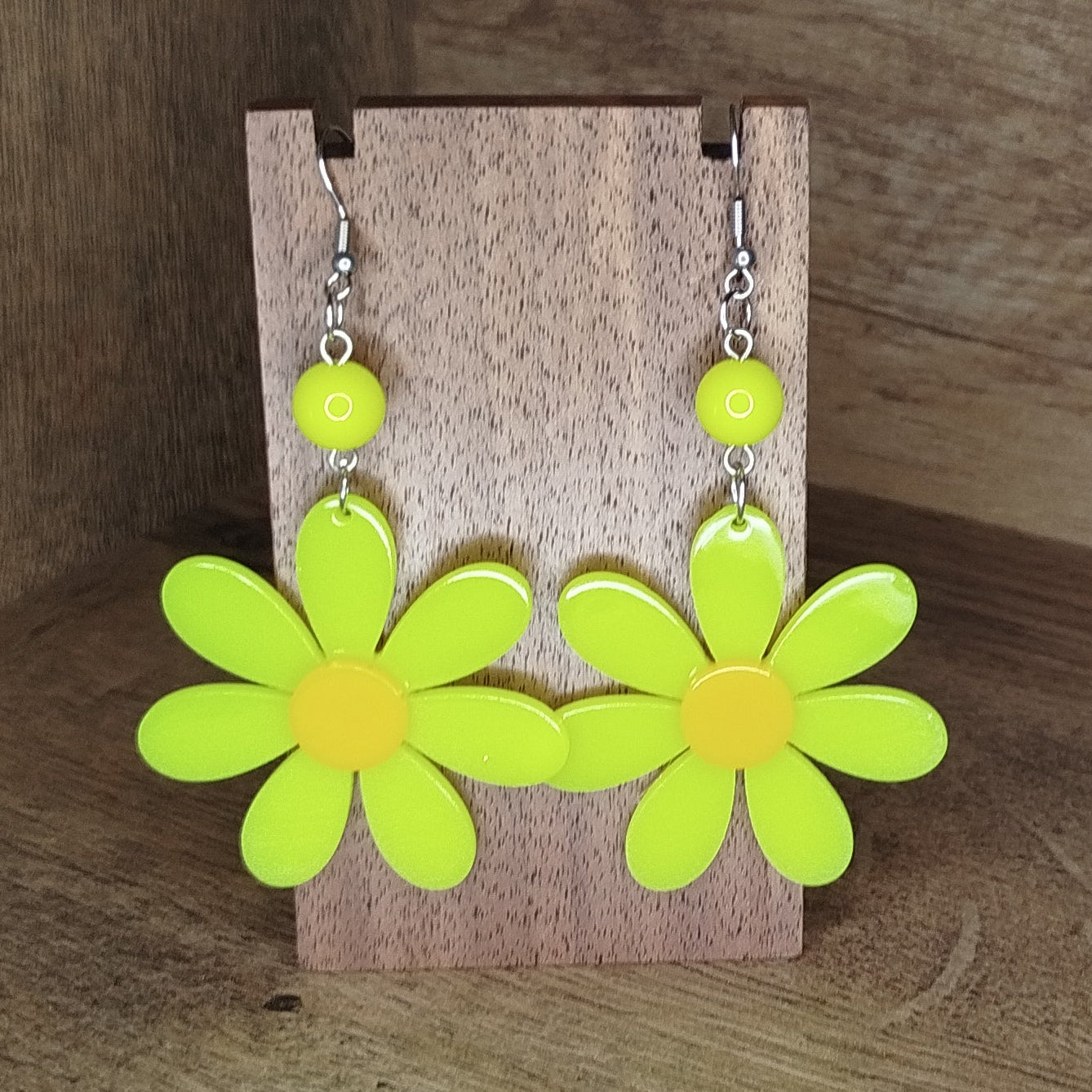 Farverige Flower Power Øreringe (flere farver)