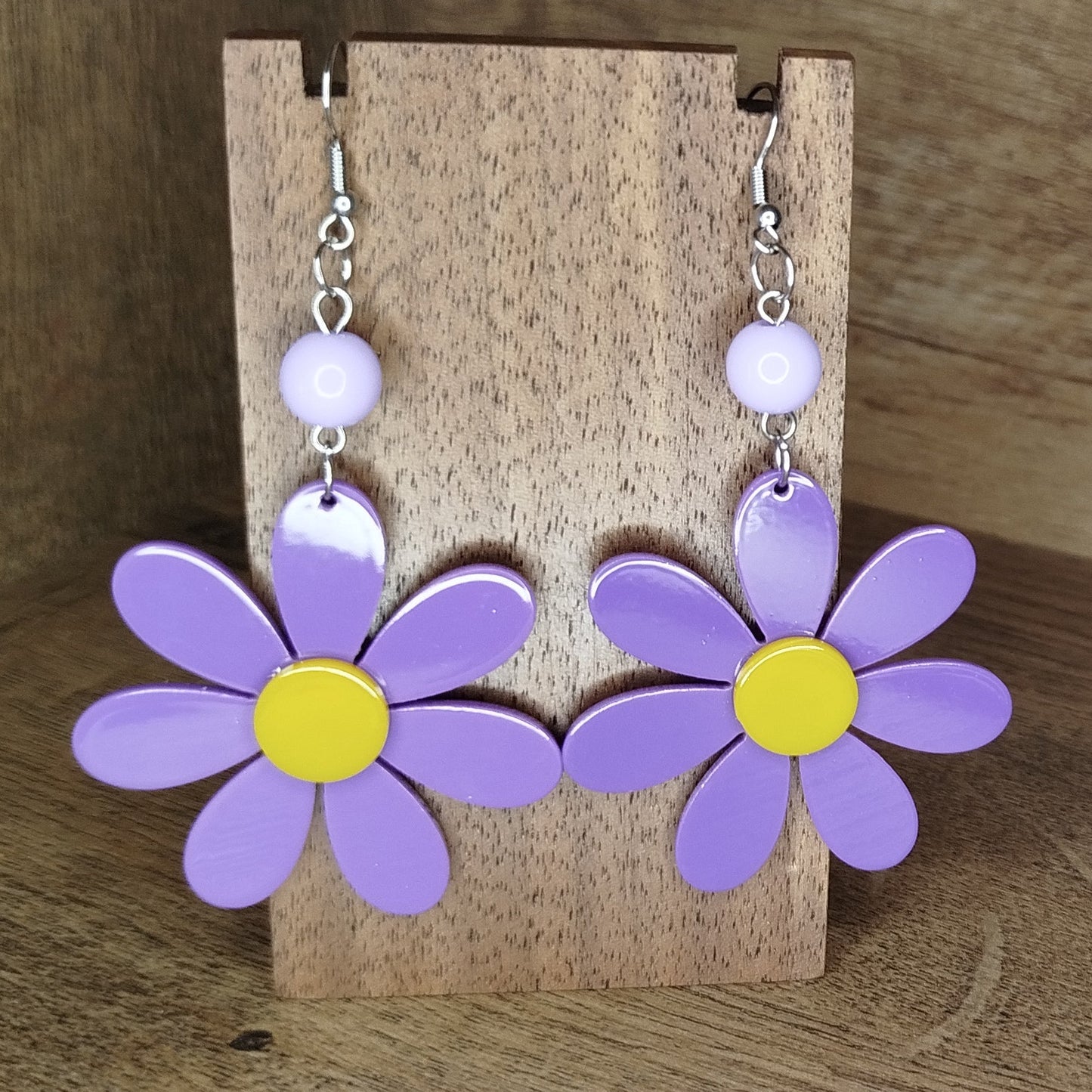 Farverige Flower Power Øreringe (flere farver)