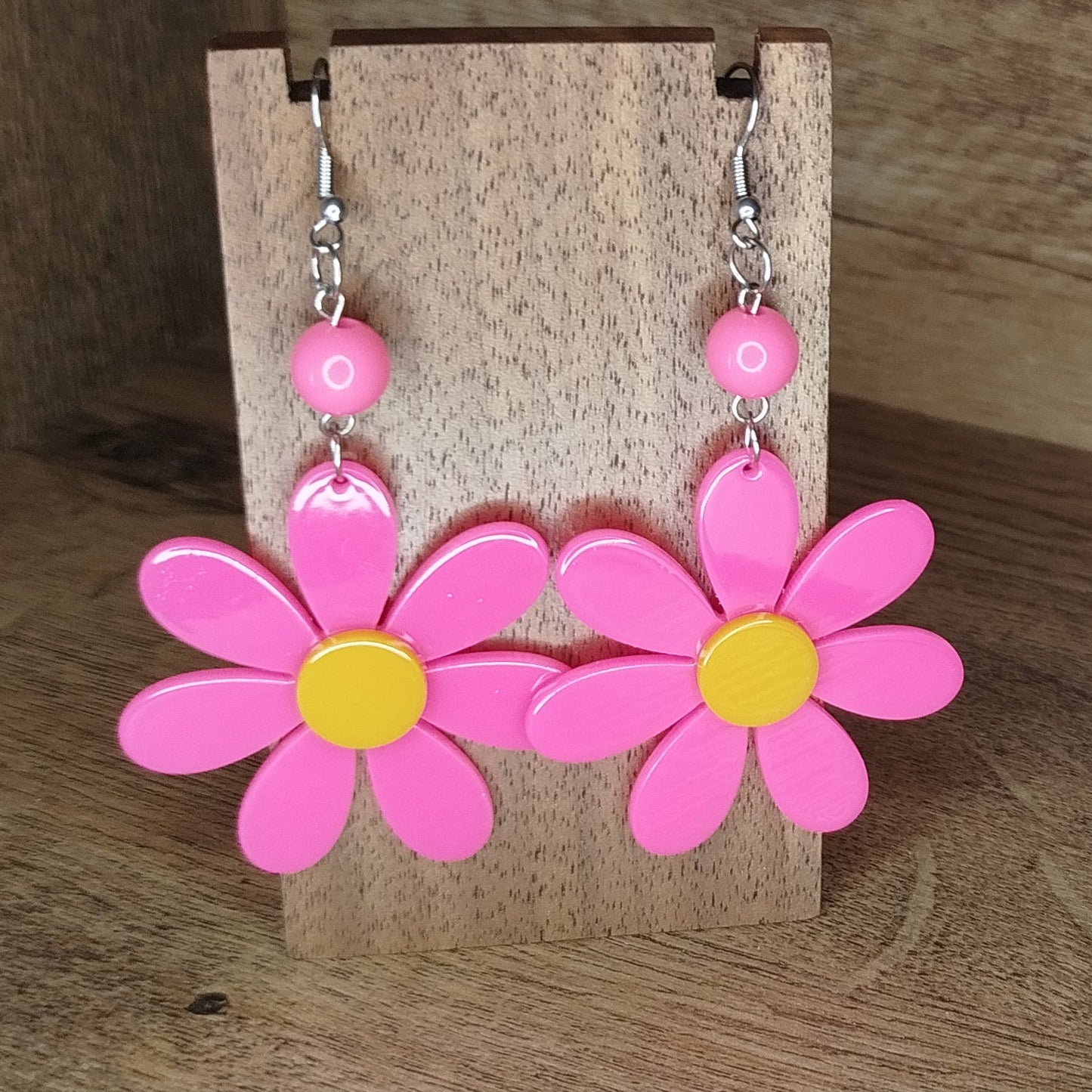 Farverige Flower Power Øreringe (flere farver)