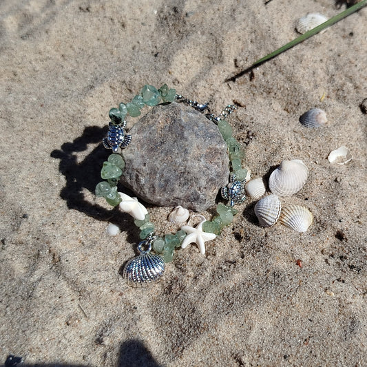 Sommerarmbånd med Hav-charms (flere farver)