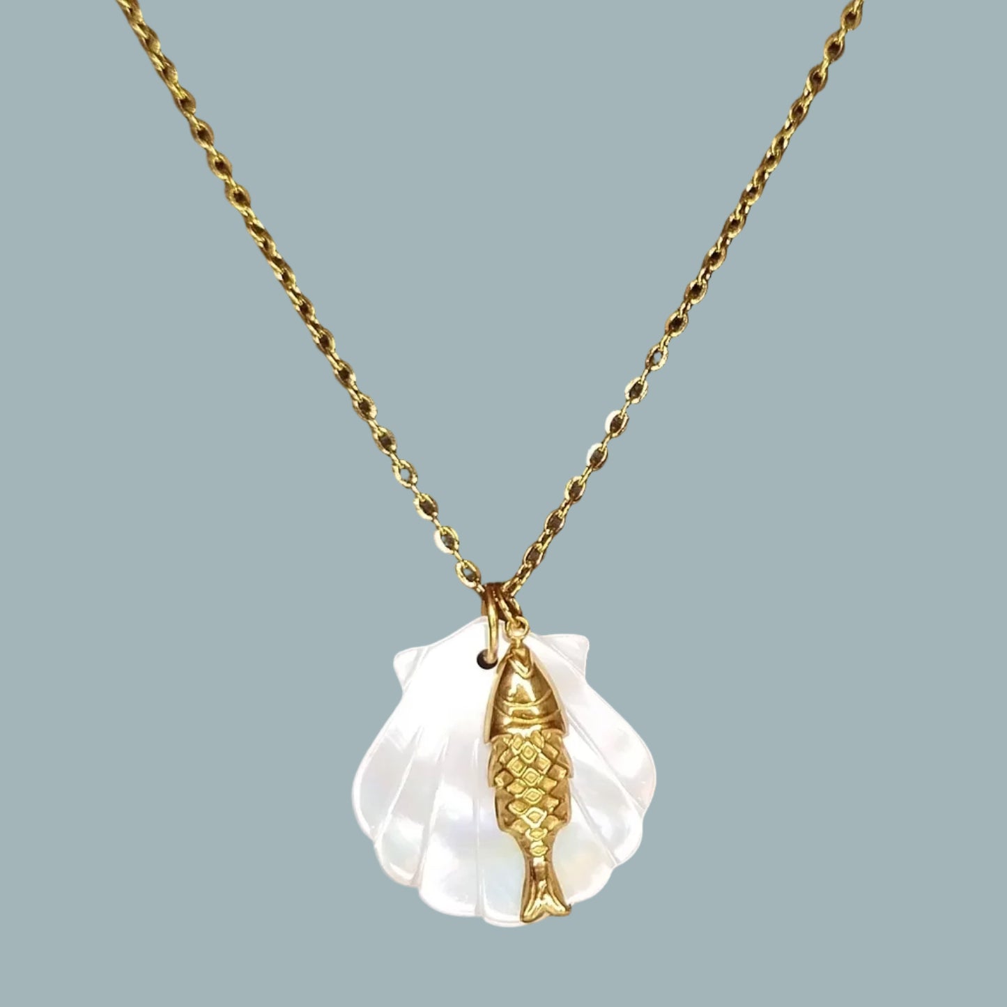 Mother of Pearl Halskæde