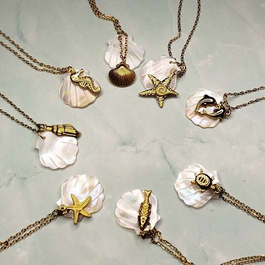 Mother of Pearl Halskæde