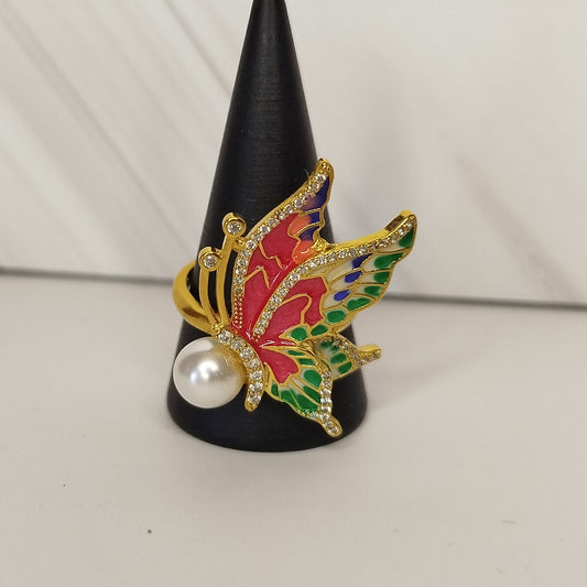 Sommerfugl Statement Ring