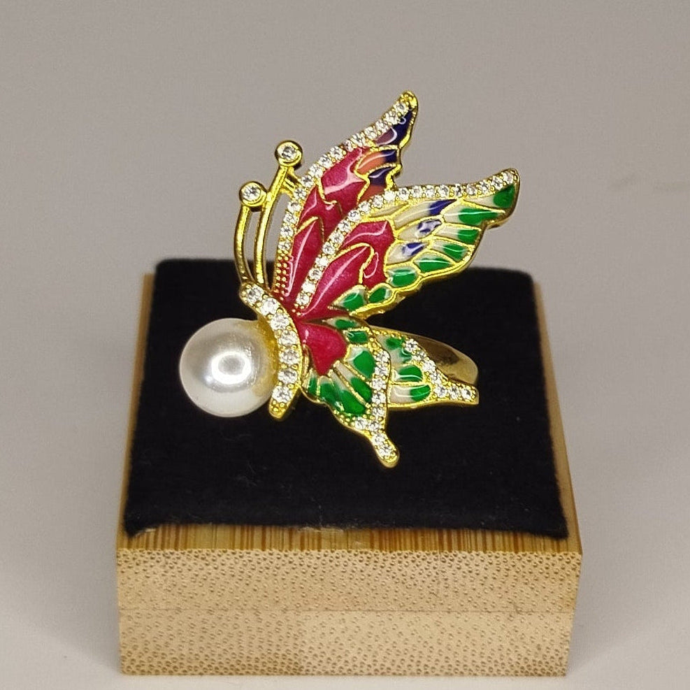Sommerfugl Statement Ring