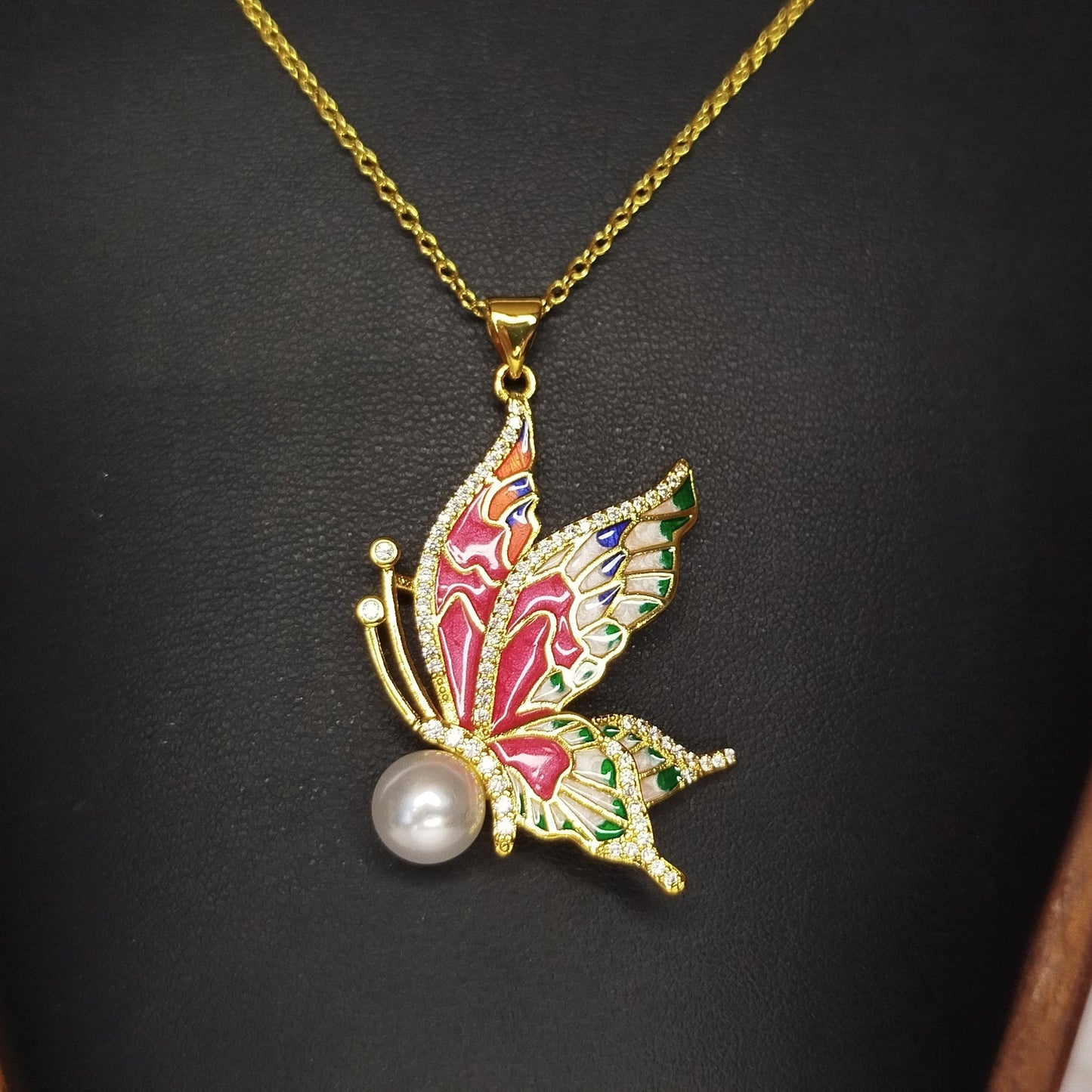 Sommerfugl Statement Halskæde