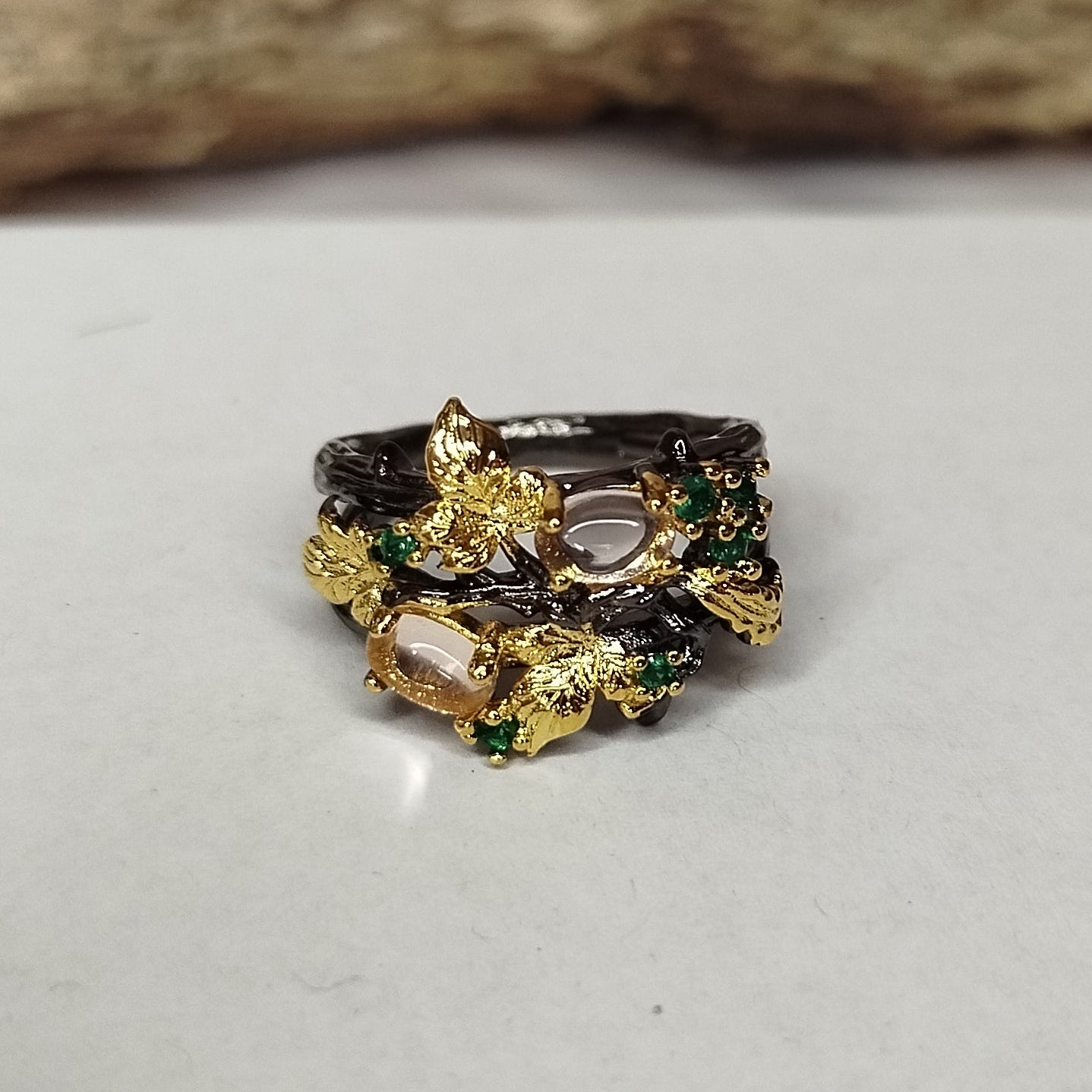 Enchanted Woods Golden Ivy Ring