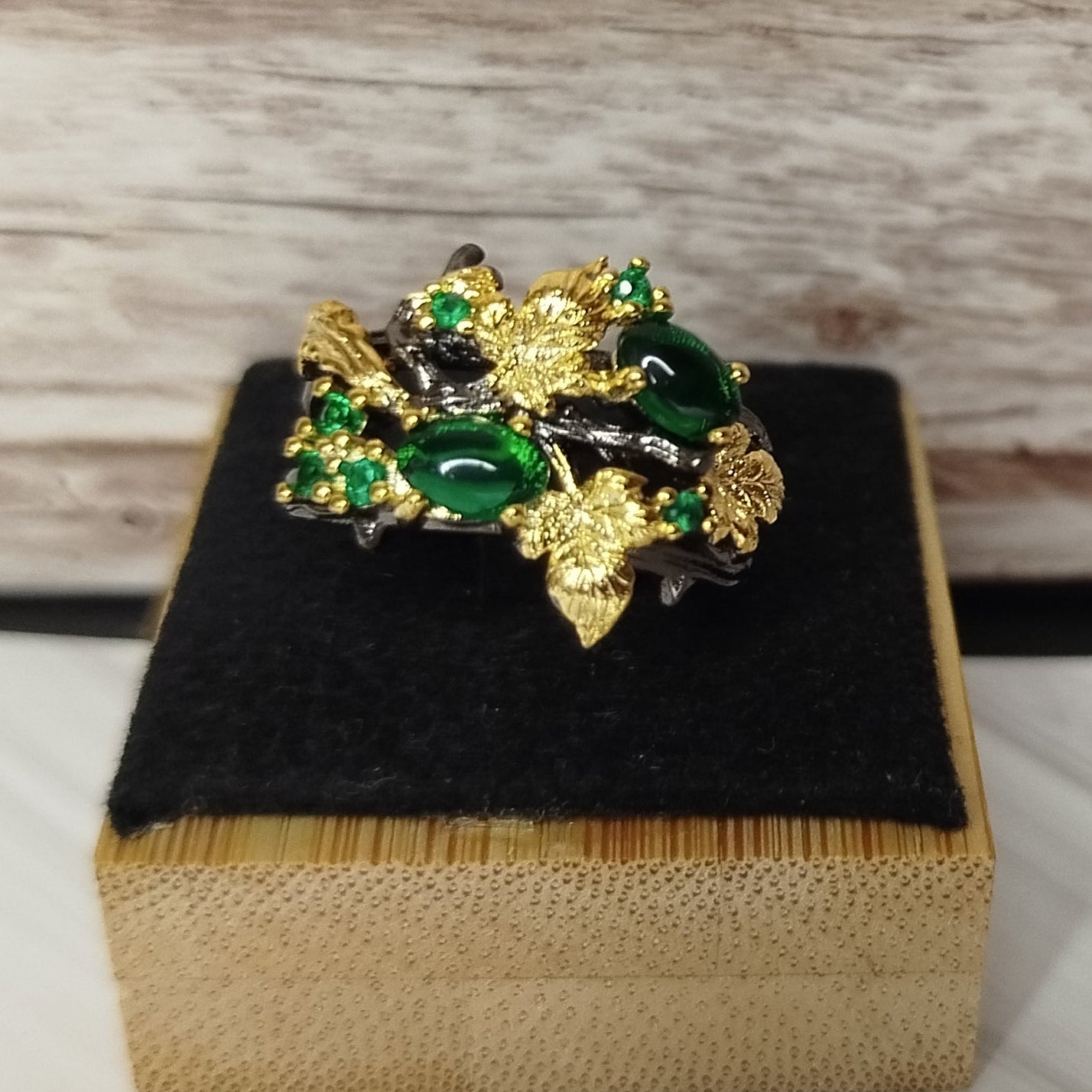 Enchanted Woods Golden Ivy Ring