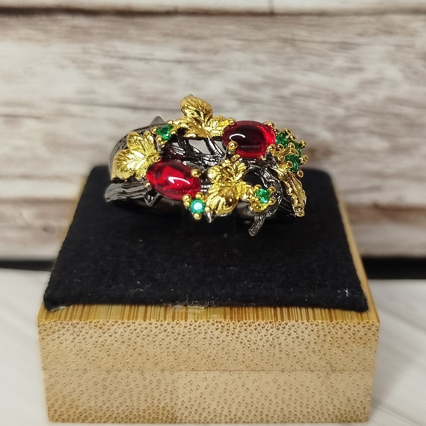 Enchanted Woods Golden Ivy Ring