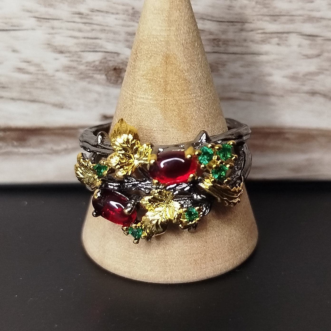 Enchanted Woods Golden Ivy Ring