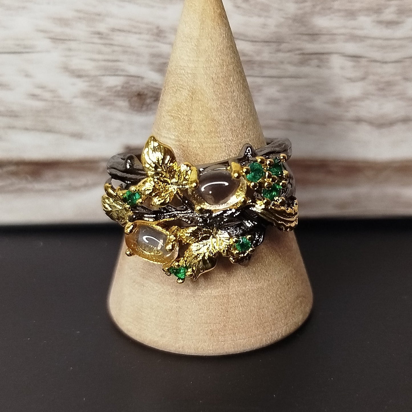 Enchanted Woods Golden Ivy Ring