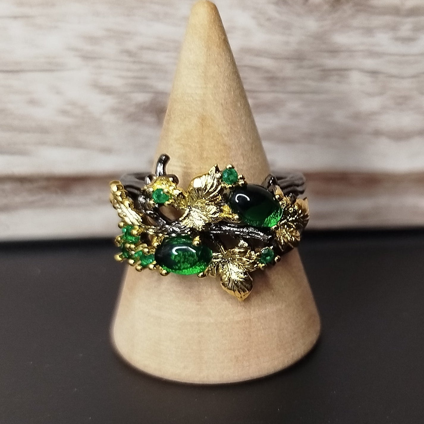 Enchanted Woods Golden Ivy Ring